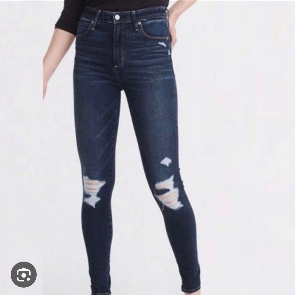 Abercrombie & Fitch Simone super high rise skinny size 29/8s